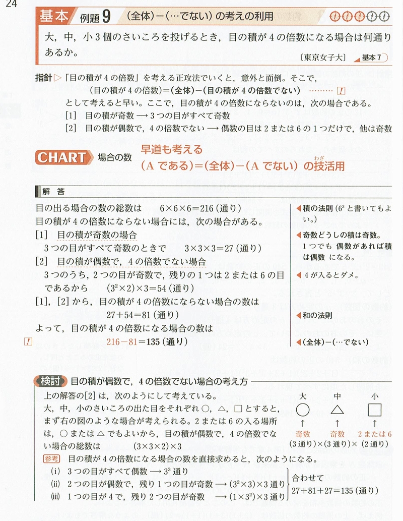 順列 と 組合せ と 大中小３個のサイコロ そして 区別しないサイコロ さんの日記 50代から理数を学ぶ